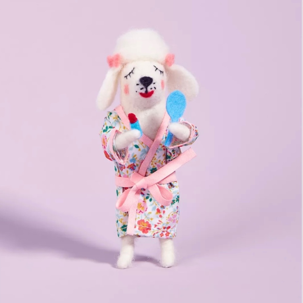 Anthropologie Pampered Poodle Ornament